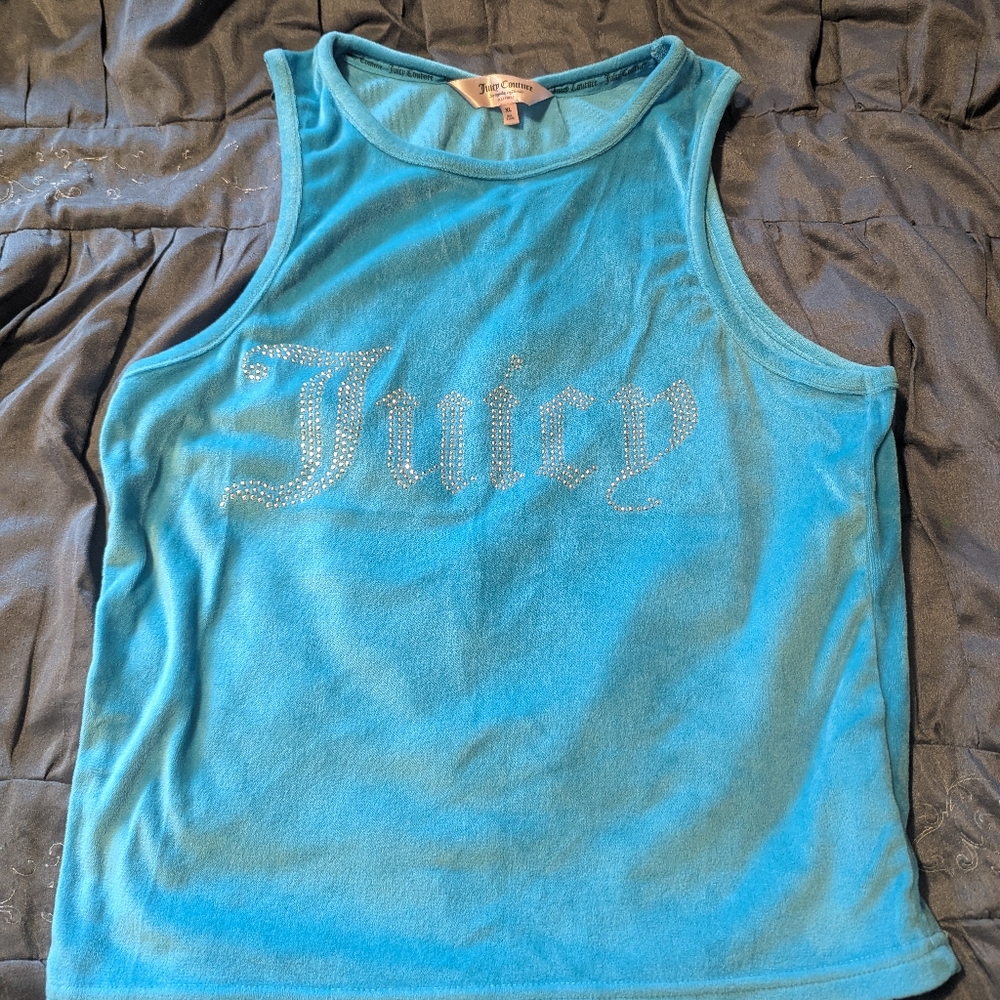 Juicy Couture Blue Tank Top